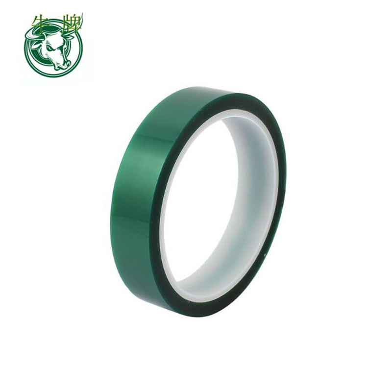 PET vihreä silikoni korkean lämpötilan liima nauha juote suojaa pinnoite tahmea PCB elektrolyyttinä naamio suojanauhaa